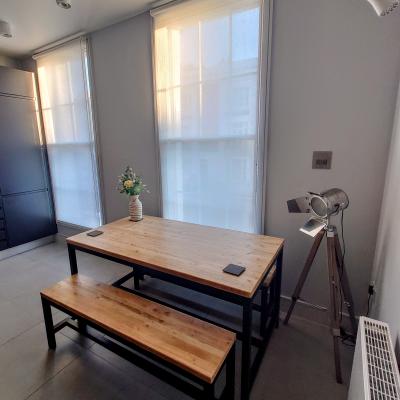 Powder Coated Black Base Table £695 Powder Coated Black Base Table £695
