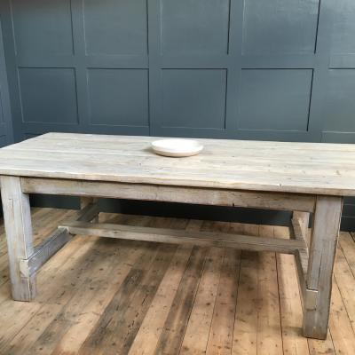 WHITEWASHED REFECTORY TABLE RECLAIMED from £895 WHITEWASHED REFECTORY TABLE RECLAIMED from £895