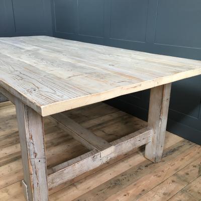 WHITEWASHED REFECTORY TABLE RECLAIMED from £895 WHITEWASHED REFECTORY TABLE RECLAIMED from £895