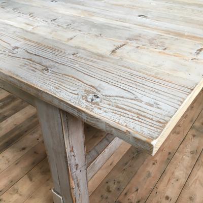 WHITEWASHED REFECTORY TABLE RECLAIMED from £895