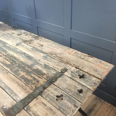 GOTHIC FRENCH DOOR TRESLE TABLES £695.00