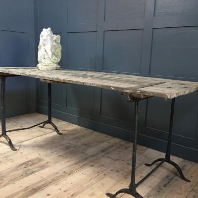 GOTHIC FRENCH DOOR TRESLE TABLES £695.00