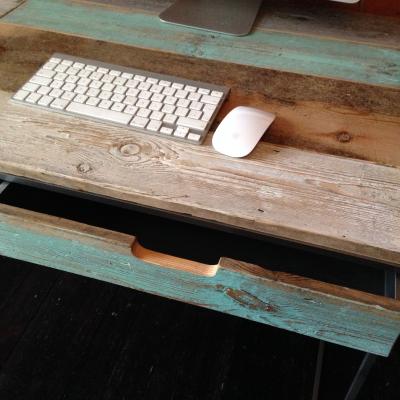 Reclaimed Wood and Metal Table £650