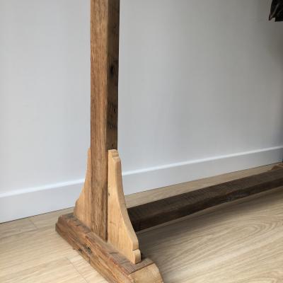 Reclaimed Wood Clothes Rail