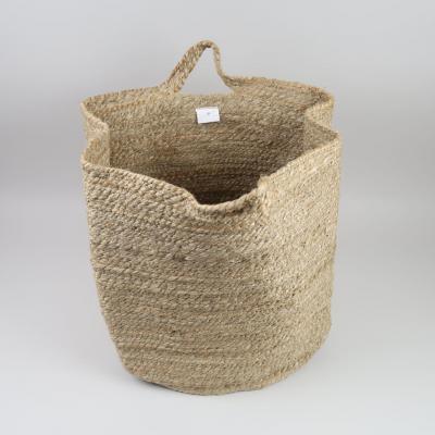 JUTE BASKET WITH HANDLES £40 JUTE BASKET WITH HANDLES £40