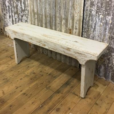 BENCH WHITEWASHED £175.00 BENCH WHITEWASHED £175.00