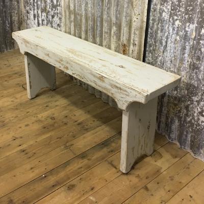 BENCH WHITEWASHED £175.00 BENCH WHITEWASHED £175.00