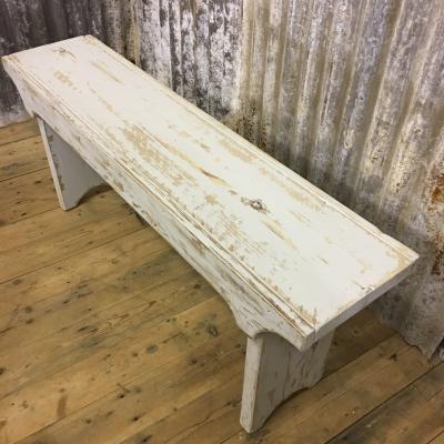 BENCH WHITEWASHED £175.00 BENCH WHITEWASHED £175.00