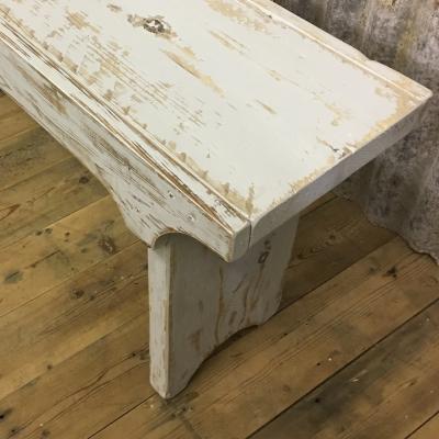 BENCH WHITEWASHED £175.00 BENCH WHITEWASHED £175.00