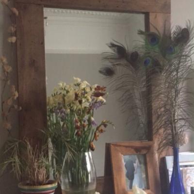 Reclaimed Wood Mirror Reclaimed Wood Mirror