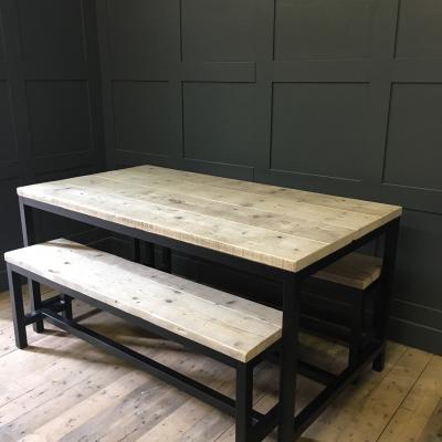 Powder Coated Black Base Table £695 Powder Coated Black Base Table £695