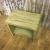 PAINTED SIDE TABLE/STOOL