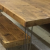 Hair Pin Leg Reclaimed Wood Table and Bench