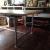 Scaffold Pole Table Whitewashed