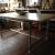 Scaffold Pole Table Whitewashed