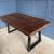 Reclaimed Wood Trapezium Table