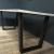 Trapazian Leg Table with Scaffold Board Top