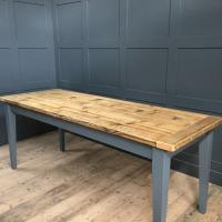 RECLAIMED WOOD TAPERED LEG TABLE from £595