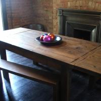Reclaimed Wood Extending Dining Table